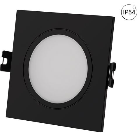 Aro Downlight Cuadrado Para Bombilla GU10/MR16 - Difusor