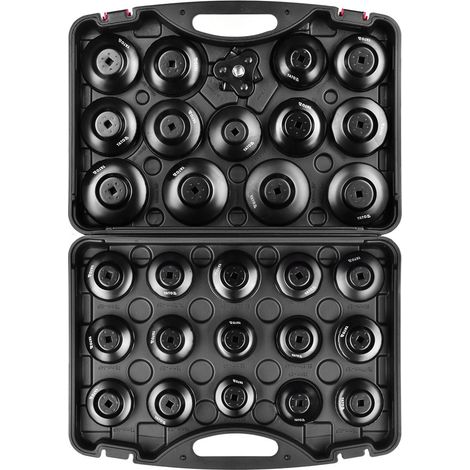 Ölfilter Steckschlüssel SET 65-120mm, 3/8“ 30-teilig (1/5)