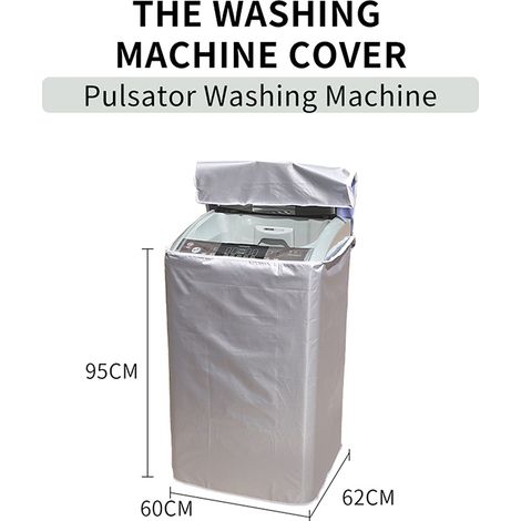 Housse de protection imperméable pour sèche-linge à chargement par le haut-AquaForge (1/5)