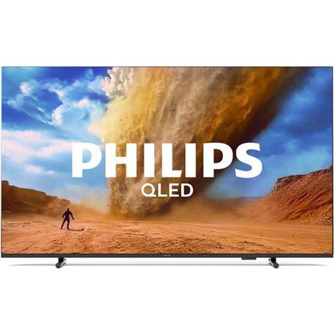 Philips – TV QLED 50 pouces 4K UHD – Taux de rafraîchissement 60 Hz – 3 ports HDMI – Compatible HDR10+ – Technologie Ambilight (1/4)