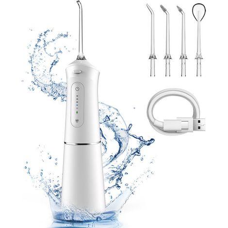 Irrigador bucal eléctrico con innovadora tecnología de bomba de agua por membrana. (1/5)