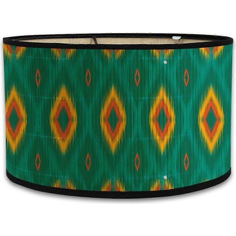 Ovaler Lampenschirm mit Print, 30 x 30 x 20 cm, Vintage-Stil (1/5)