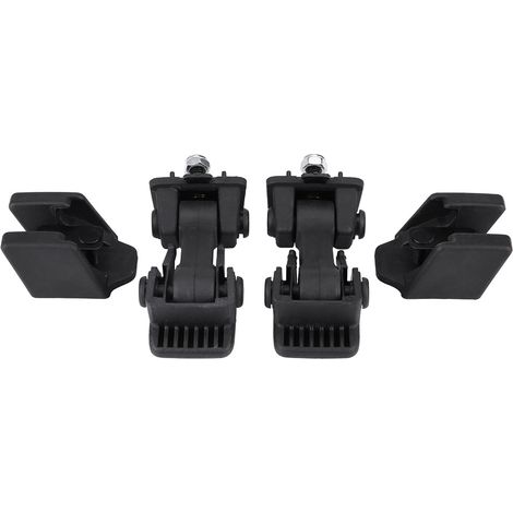 Satz mit 2 Motorhaubenverschlüssen und Halterungen für Jeep Wrangler TJ 97-06 55176636AD 55395652AC (1/5)