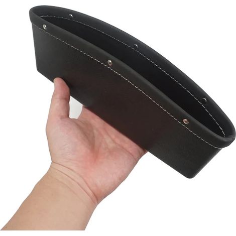 Organisateur de rangement pour siège auto (noir), compartiment de rangement pour console centrale, accessoire universel pour voiture, intérieur pour femme (1/5)
