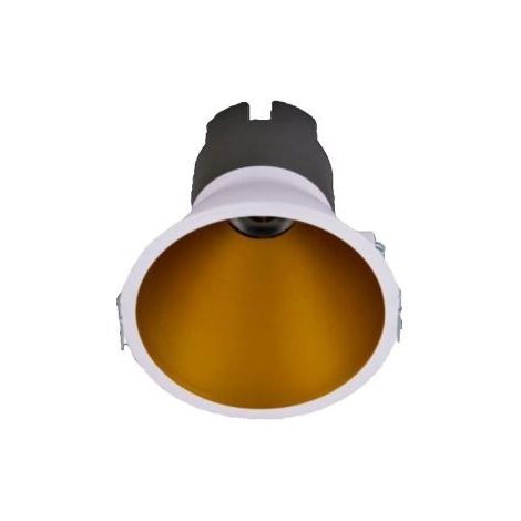 PORTAFARETTO AD INCASSO GU10 ORO, ARGETNO, ROSSO, NERO SCENOGRAFIA MODERNA IP20 Oro