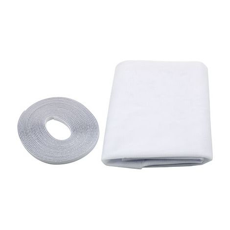 ZANZARIERA FINESTRA A STRAPPO EFFE - POLIESTERE BIANCO CM 130 H.CM 150- 5 pezzi