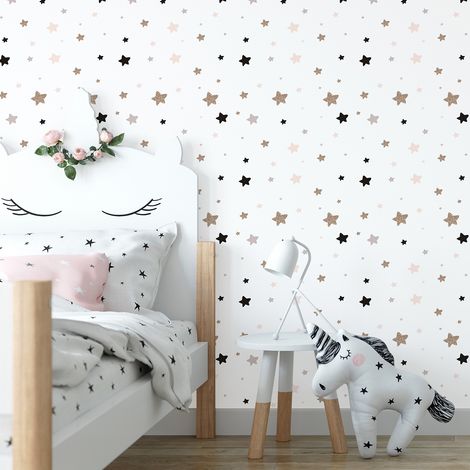 Papier peint Enfants - Etoiles - 1 LÉ = 50 cm x 260 cm (1/5)