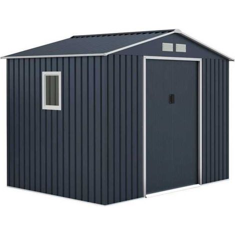 Archer Moderne Gartenhaus anthrazitgrau 4,83 m² (1/3)