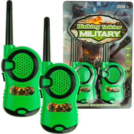 TG71168 - NOUVEAU ENSEMBLE DE TALKIE-WALKIE MILITAIRE POUR ENFANTS (ARMÉE) (1/5)