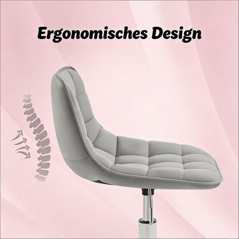Chaise bar basse associée aux chaises de bureau et maquillage confortables,version lounge salon et informatique,usage bureau dédié.