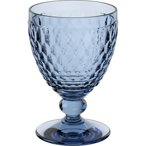 Verre à vin rouge en Cristallin bleu (1/3)