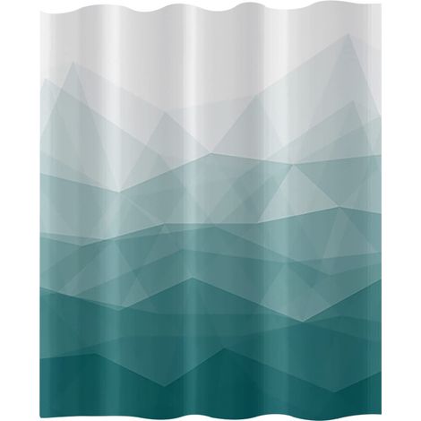 Rideau De Douche - Polyester Imperméable Anti-moisissure - Pour Cabine Douche Baignoire - 180x180 cm Ou 180x200 cm (1/5)
