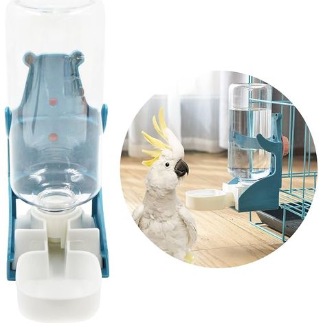 Distributeur d'eau pour Petits Animaux - Chats Et Chiens De Nourriture Oiseaux Suspension d'animaux Domestiques Distributeurs Lapins Chinchillas Hamsters (1/5)