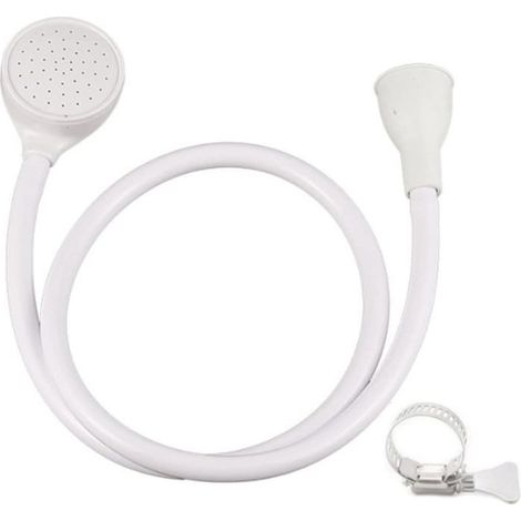 Douchette baignoire flexible 1,5 m – Universel 15-25 mm – Lavage chien, soins cheveux, bain bébé (1/5)