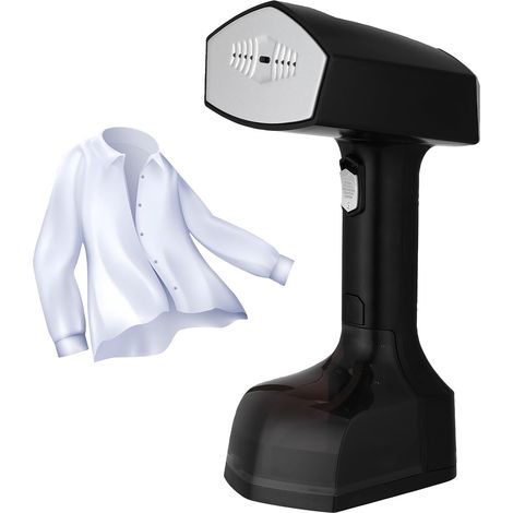 2500w Défroisseur Vapeur Portable Niveaux de Vapeur Usage Sec et Humide Défroissage Rapide pour Vêtements