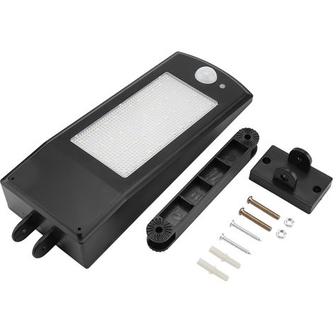 Applique murale solaire à 48 LED, étanche, avec détecteur de mouvement pour l'extérieur et idéale pour le jardin. (1/5)