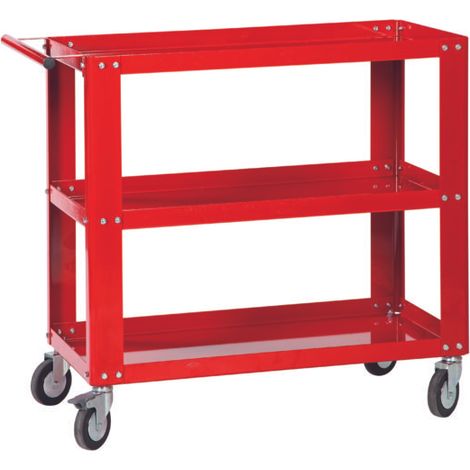 Carrello porta utensili 3 piani rosso GR05 DERBY