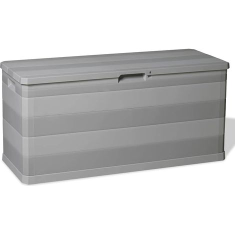Maison Exclusive - Boîte de rangement de jardin gris 117x45x56 cm (1/5)