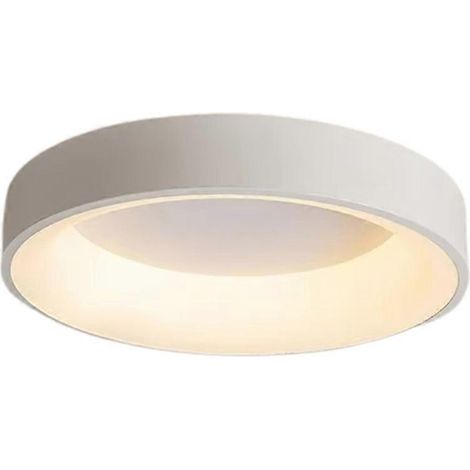 Moderne skandinavische LED-Deckenleuchte, schlichte Lampe für Wohnzimmer, Schlafzimmer, Büro, Restaurant, Zuhause, runde dekorative Innenbeleuchtung A (1/5)