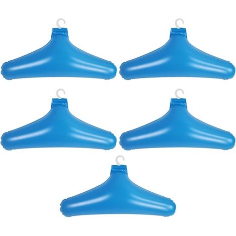 pièces - Cintres - 452212cm - Porte-manteau - Adultes - cintre gonflable - Portable - étendoir pour vêtements de voyage - bleu - PVC (1/4)