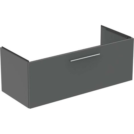 IS MWT-Unterschrank i.life B 1 Auszug 1200x505x440mm Quarzgrau matt (1/4)