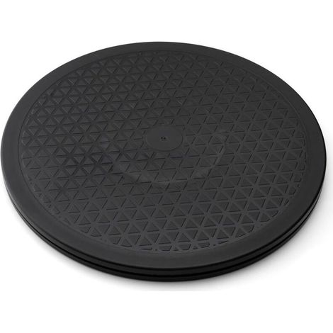 Plateau tournant robuste de 30,5 cm avec roulements à billes en acier pour écrans plats, ordinateur, TV, haut-parleurs, bonsaï, statue, organisateur d'armoire (1/5)