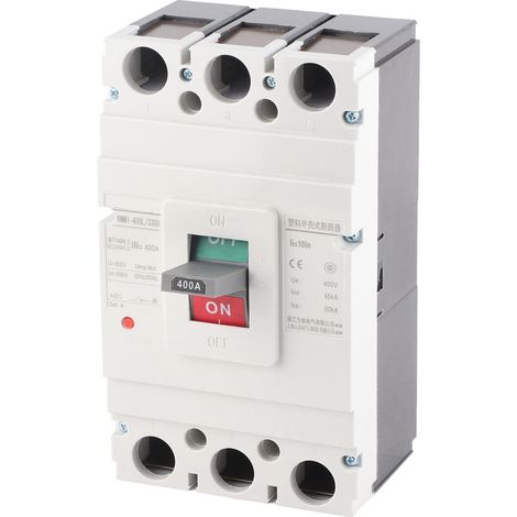 Disjoncteur triphasé ignifugé avec protection contre les fuites et les surcharges, interrupteur pneumatique domestique 400 V 400 A (1/5)