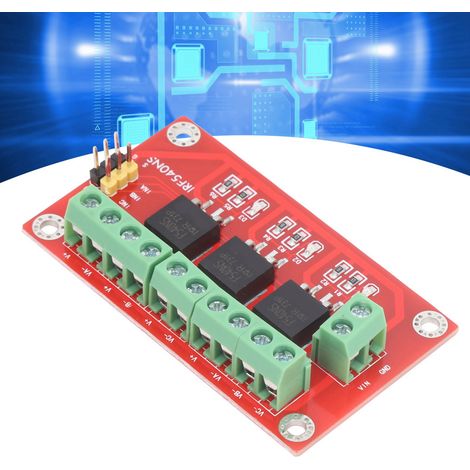 3-Kanal-IRF540-MOSFET-Treibermodul für Hochstromanwendungen mit Arduino (1/5)