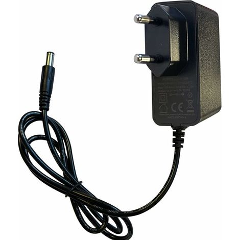 royaluxe -Alimentation Universelle 12V DC 1A, AC 100-240V 50/60Hz, Adaptateur, Alimentation Enfichable/Longueur de Câble 100cm (fiche Jack 5.5 – 2.1mm) Compatible avec Box TV, Bandes LED, Routeur, Cam