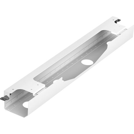 CAVO Kabelführung horizontal weiß Kabelwanne 768 x 94 mm für Schreibtische (1/2)