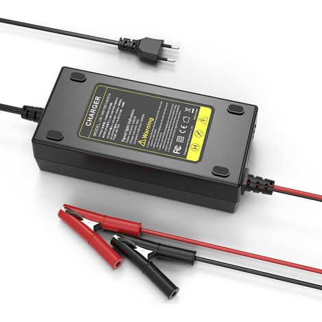 Chargeur de batterie LiFePO4 14,6 V/10 A pour voiture, chargeur de batterie pour batterie au plomb 6 V (1/5)