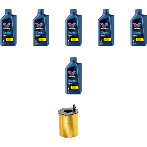 Kit filtro olio e 6L compatibile con Fiat Scudo II 1.6 JTD 66kw dal 2007 (1/3)