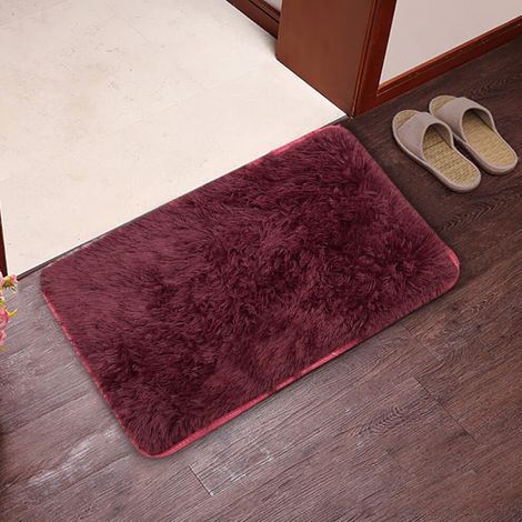 Tapis Kayannuo Décoration de chambre - Liquidation de Noël - Tapis d'intérieur ultra doux en imitation fourrure pour chambre, canapé et salon (1/2)
