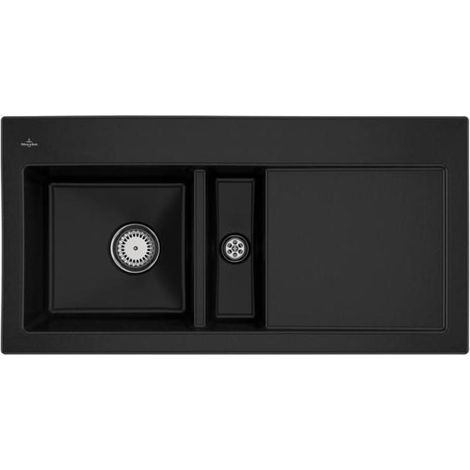VB Einbauspüle Subway 60 677001 1000x510mm Rechteck Chromite CeramicPlus (1/5)