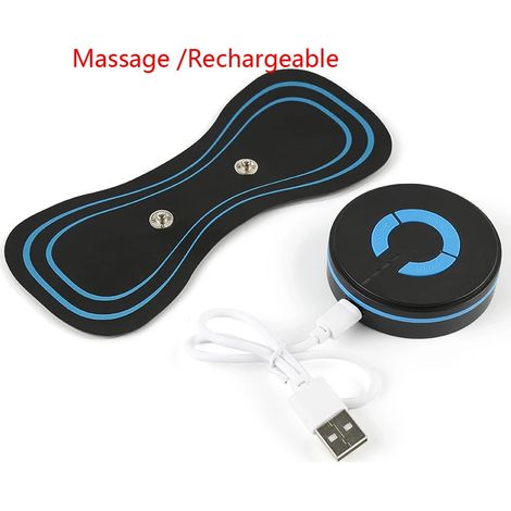 Appareil de massage cervical portable et mini, mini-machine électrique de relaxation, stimulateur cervical, soulagement de la douleur, coussinets de gel pétrissants, usage domestique-AquaForge