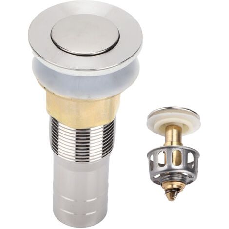 Siphon de Sol, Siphon de Sol Rebondissant avec Bouchon Anti-colmatage en Acier Inoxydable 304 pour Camping-car, Yacht, Bateau, Toilettes, Salle de Douche, Etc..