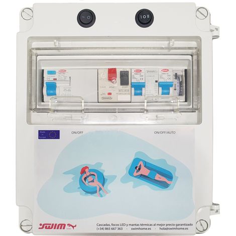 Cuadro Eléctrico Trifásico Piscina Contactor  Guardamotor Bomba 14A