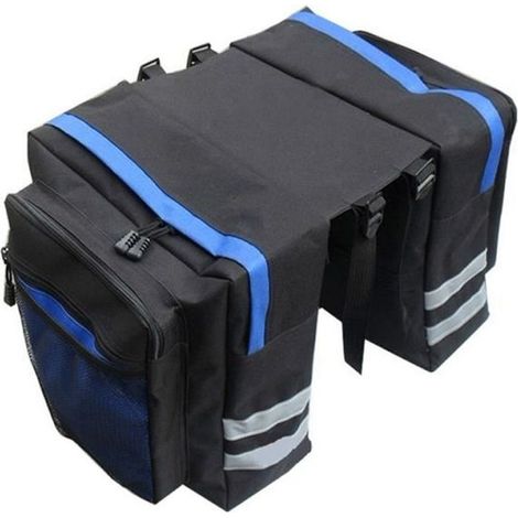 Sacs de vélo - multifonctionnel vélo de montagne vélo imperméable à l\'eau arrière sac de siège de vélo tronc épaule sac à main sacoc (1/4)