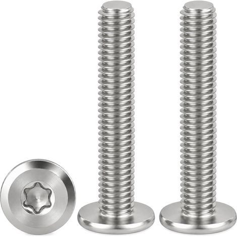 20 Pièces Vis à Tête Plate Inox M6x40mm Torx Vis Mécaniques (1/5)