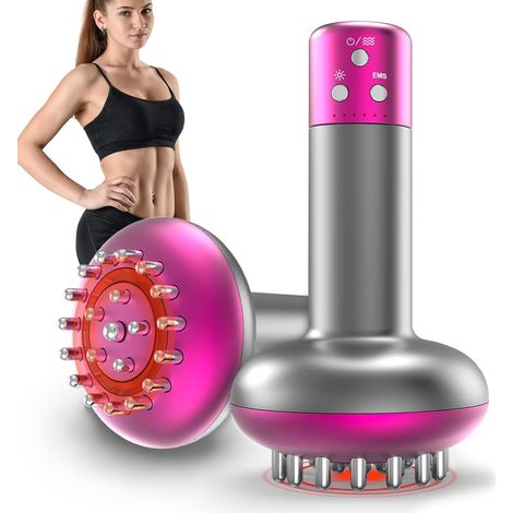 Lymphatic drainage massager and anti-cellulite massage tool for legs, arms, and stomach body sculpting machine with heat and vibration (1/5)