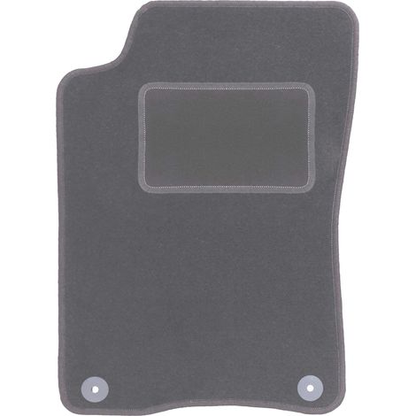 Alfombrilla terciopelo conductor para: Audi 90 B3 sedan (1986-1991) grafito