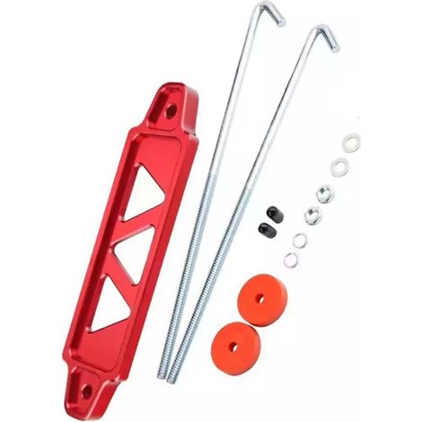 Kits de montage avec support de montage en aluminium billette, support de montage avec boulon à crochet en J de 8'', support moteur (rouge) (1/5)