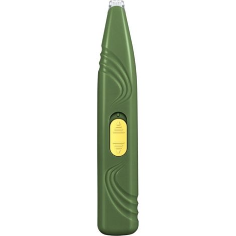 Coupe-griffes sans fil pour chats et chiens, silencieux, deux vitesses, boîtier compact en ABS avec conception anti-saignement, vert foncé (1/4)