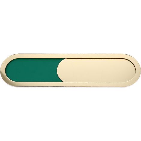 Panneau de porte coulissante en acrylique pour salle de conférence, signalétique de confidentialité de bureau-0.5X8X30CM-Golden (1/3)