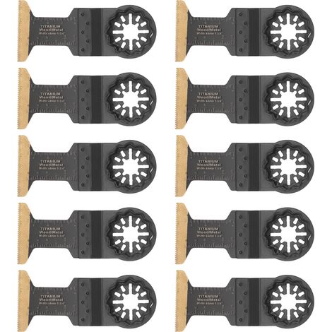 [JAMAIS UTILISÉ]Lot de 10 lames de scie oscillantes multifonctions à dégagement rapide pour Bosch