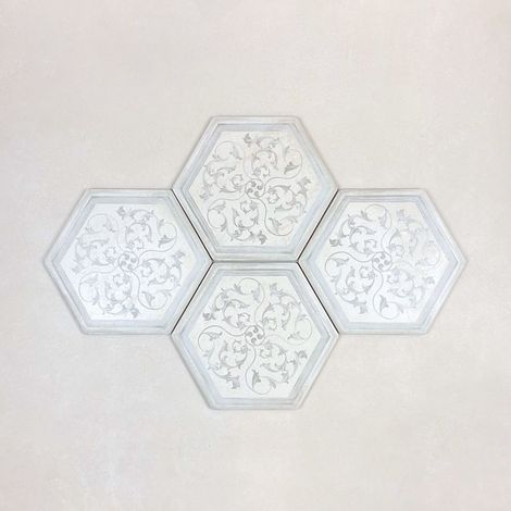 Carrelage Imitation Carreaux de Ciment HABITANIA 21x25 cm Iris (1/3)