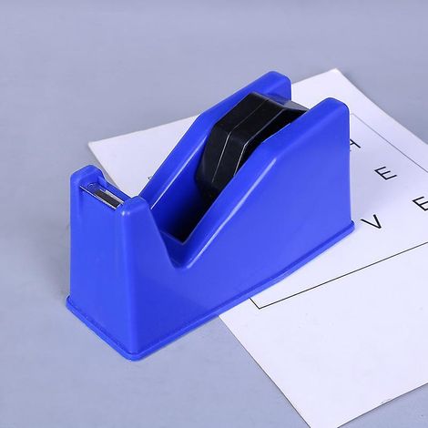 grand Distributeur De Ruban Bleu, 16.3 7.2 8.3cm - Support De Ruban De Bureau Rechargeable - Parfait Pour Le Bureau (1/5)
