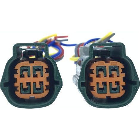 Connecteurs de faisceau de câbles des capteurs d'oxygène avant et arrière compatibles avec les Nissan Teana 2.3L et Quest 3.5L (2003-2007) -- JB1943-4P