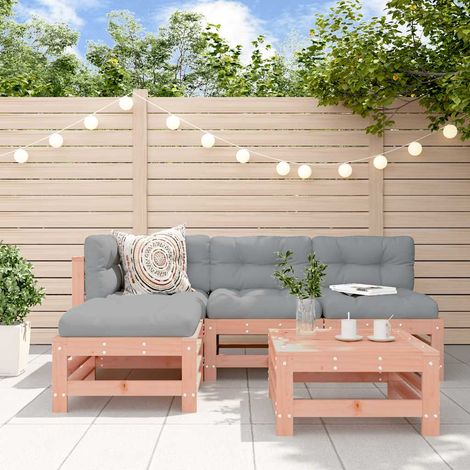 Salon de jardin 5 pcs-Lot de 5 Mobilier de jardin-Meuble de jardin bois massif douglas 582985 (1/5)