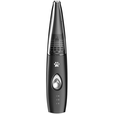 Tondeuse pour chiens et chats, tondeuse silencieuse avec lumière LED pour la coupe des pattes - Noire (1/5)
